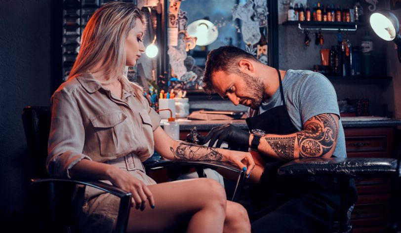 Simple Website Template For Tattoo Shop